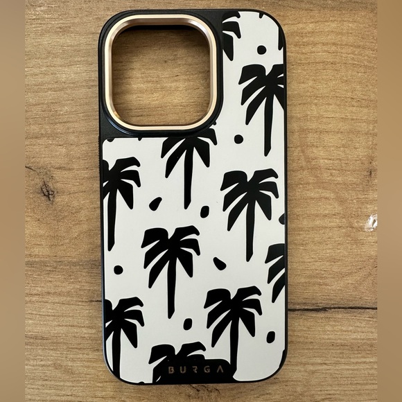 Burga Paraiso Palm Tree iPhone 14 Pro Elite Case - Picture 1 of 2